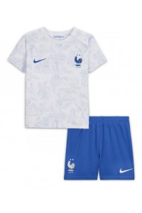 Frankrijk Babytruitje Uit tenue Kind WK 2022 Korte Mouw (+ Korte broeken)